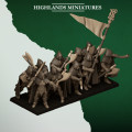 Highlands Miniatures - Feral Elf - Feral Axemen with EMC 1