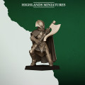 Highlands Miniatures - Feral Elf - Feral Axemen with EMC 10
