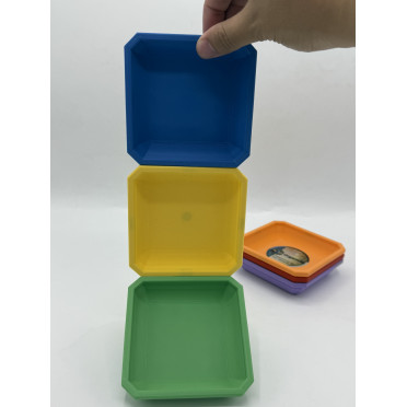 Bol Modulaire Magnétique – Accessoire Universel pour Jetons, Dés et Meeples