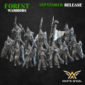 White Angel Miniatures - Forest Warriors - Forest Guard with EMC 1