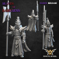 White Angel Miniatures - Slave to Darkness - Dark Elite with EMC 5