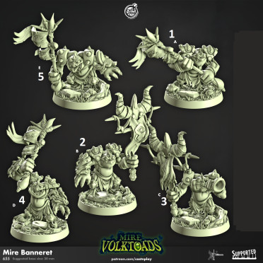 Cast n Play - Crapaux des Marais - Bannerets du Marais
