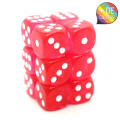 Set de 12 Dés 6 Faces Translucides 0