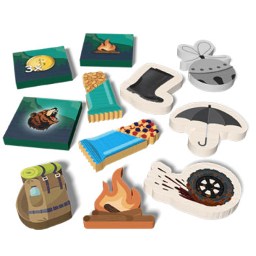 Bear Mountain Camping Adventure: Premium Wooden Pack