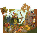 Puzzle silhouette - Robin des bois - 36 pièces 1