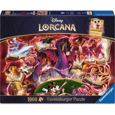 Puzzle Lorcana - Glimmers of the Realm: Rubis- 1000 pièces