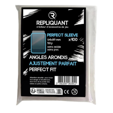 Perfect Sleeves Repliquant - Angles Arrondis - 64 x 89 mm