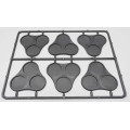 Plastic Bases Set 9 - Skirmish Movement Trays for 25mm Round Bases 0