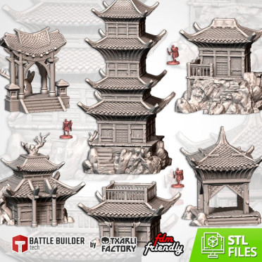 Txarli - Décors Fantasy - oriental buildings