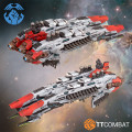 Dropfleet Commander - Resistance Battleship 1