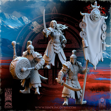 Beholder Miniatures - Astarii - Commanding Squad