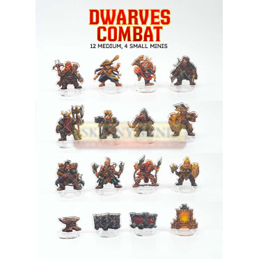 Skinny Minis - Dwarves Combat