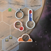 Pack de marqueur de piste 3D compatible avec Terraforming Mars