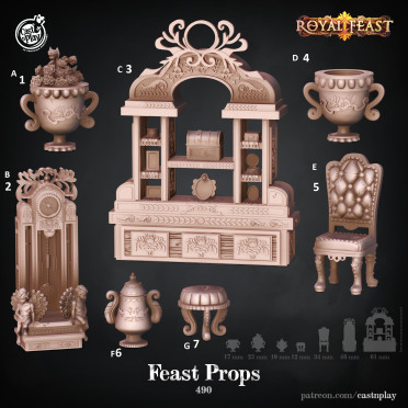 Cast n Play - Royal Feast - Royal Props