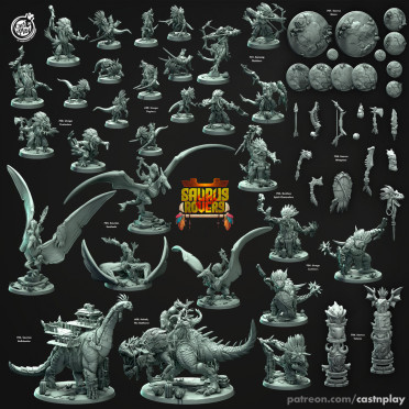 Cast n Play - Vagabons Sauriens - Set Complet