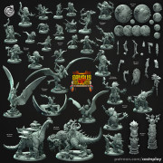 Cast n Play - Saurus Rovers - Complet Set
