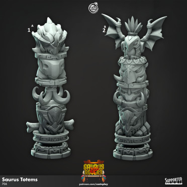 Cast n Play - Vagabons Sauriens - Totems Saurien