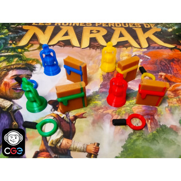 Jetons d'améliorations pour Les Ruines Perdues de Narak