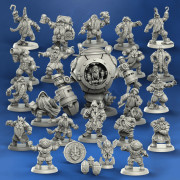 Dwarf team - Stern Buoys + Staff