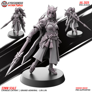 Kyoushuneko Miniatures - Chinese Empire - Grand Admiral - Lin Lin