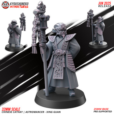 Kyoushuneko Miniatures - Chinese Empire - Astromancer Xing Guan
