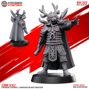Kyoushuneko Miniatures - Chinese Empire - Dragon Blade Master
