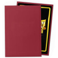 Dragon Shield - 60 Japanese Sleeves Matte - Blood Red 1