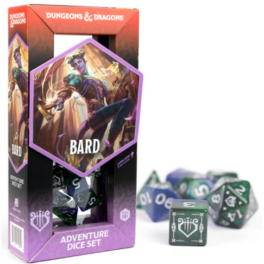Dungeons & Dragons Adventure Dice - Bard: Blue / Green Dice