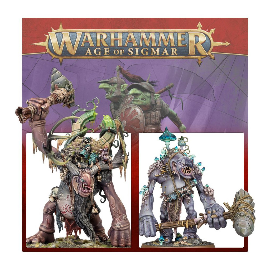 thumbnail image 2 of Games Workshop Warhammer Age Of Sigmar Gloomspite Gitz Dankhold Troggoth Figure, New, 89-50 2 of 6