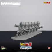 Dragon Ball Z : Duel Battle - Pack figurines Saibaman