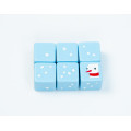 Set of 2 D6s - Snowman Dice 2