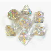 Set de 7 Dés JDR Répliquant - Fragments de Prisme