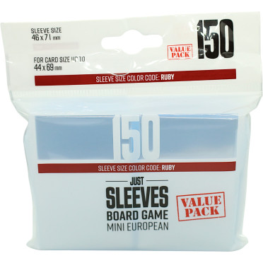 Gamegenic - 150 Just Sleeves - Mini European