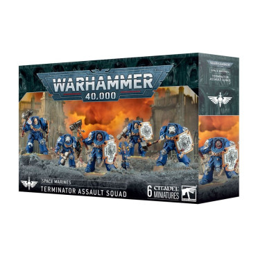 W40K : Space Marines - scouade d'Assaut Terminator
