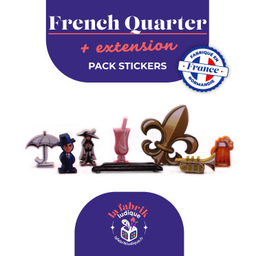 French Quarter - Pack de stickers
