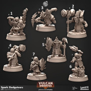 Cast n Play - Nains Volcaniques - Inventeurs Etincelants