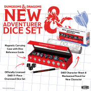 Dungeons & Dragons New Adventurer Dice Set - Black