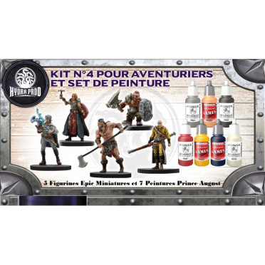 Hydra Production - Kit n°4 pour aventuriers et set de peinture