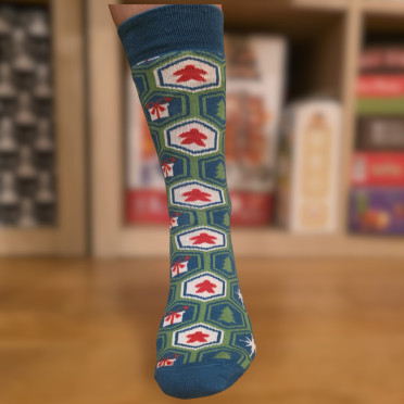 Chaussettes - Meeple de Noël