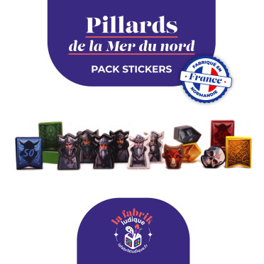 Pillards de la Mer du Nord - Pack de stickers