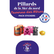 Pillards de la Mer du Nord - Taverne des Héros - Pack de stickers