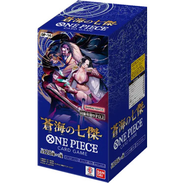 One Piece Trading Card Game - OP-14 - The Azure Sea's Seven - Japanese Display