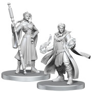 Critical Role Unpainted Miniatures: Beauregard Lionett & Caleb Widogast