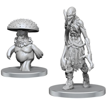 Pathfinder Battles Deep Cuts Unpainted Miniatures: Myceloid & Grimstalker