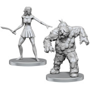 Pathfinder Battles Deep Cuts Unpainted Miniatures: Mudwretch & Buso