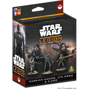Star Wars: Legion – Cassian Andor, Jyn Erso & K-2SO
