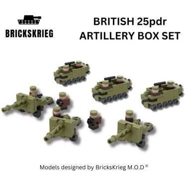 Brickskrieg - British 25pdr Artillery Box Set
