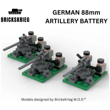 Brickskrieg - German 88mm Artillery Battery