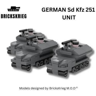 Brickskrieg - Sd Kfz 250 Armoured Troop Carrier - Unit