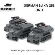 Brickskrieg - Sd Kfz 250 Armoured Troop Carrier - Unit